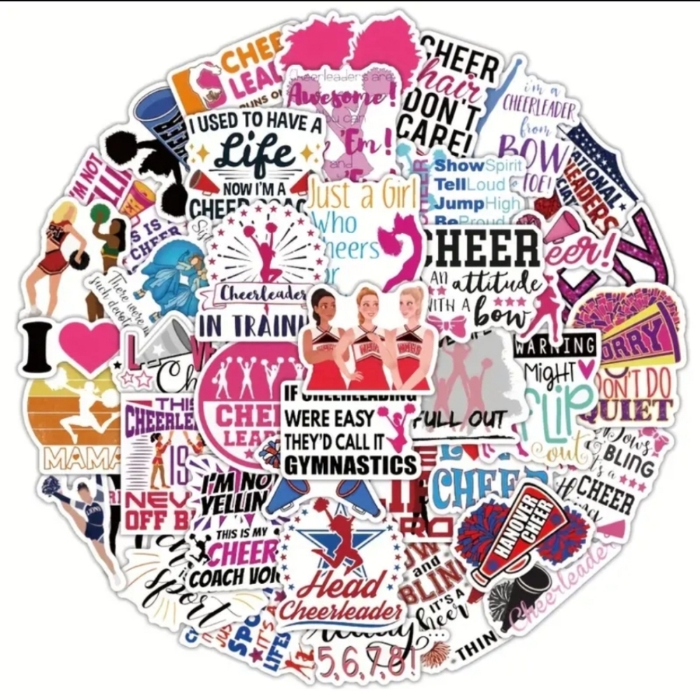 50 Stickers | No Repeats | Reusable | Durable | Brand New - Picture 7 of 10